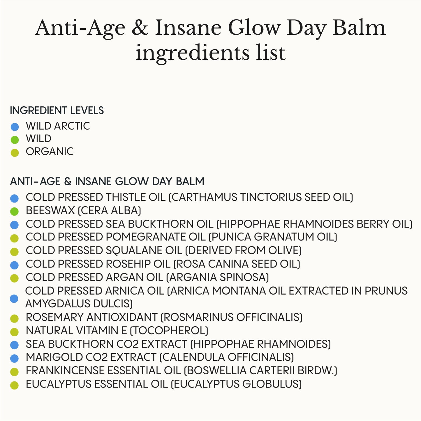Anti-Age & Insane Glow Day Balm